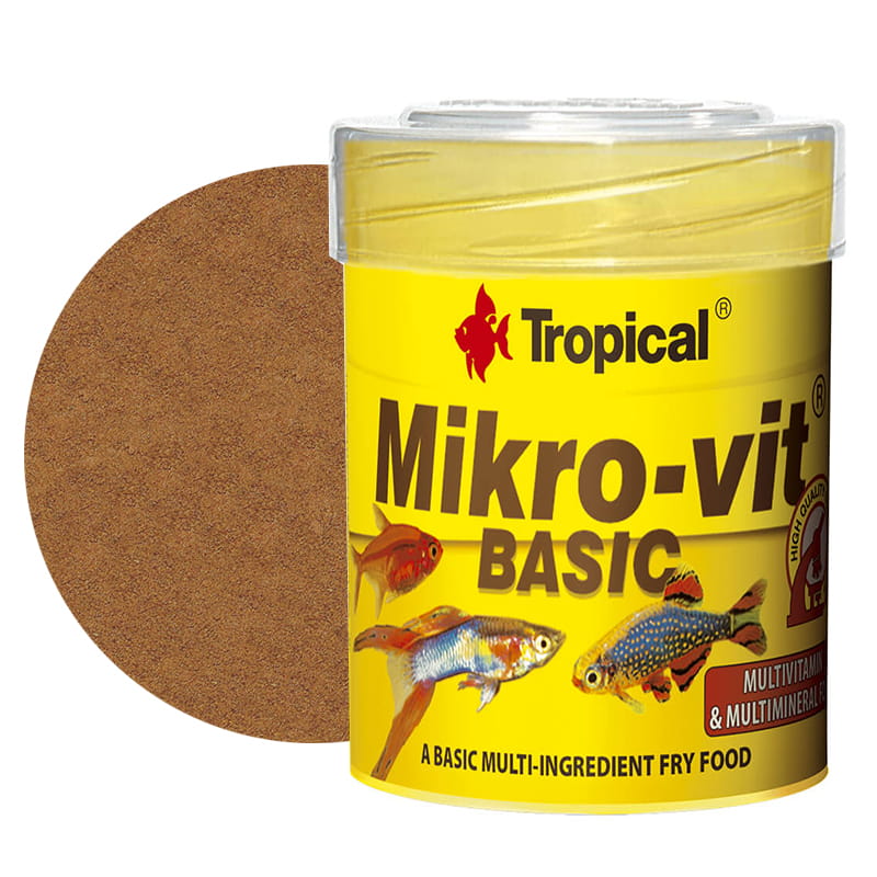 tropical Mikrovit basic comida diario alevines