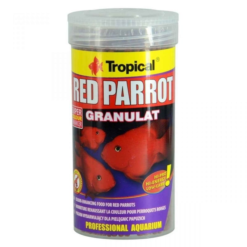 Tropical Red Parrot gránulos
