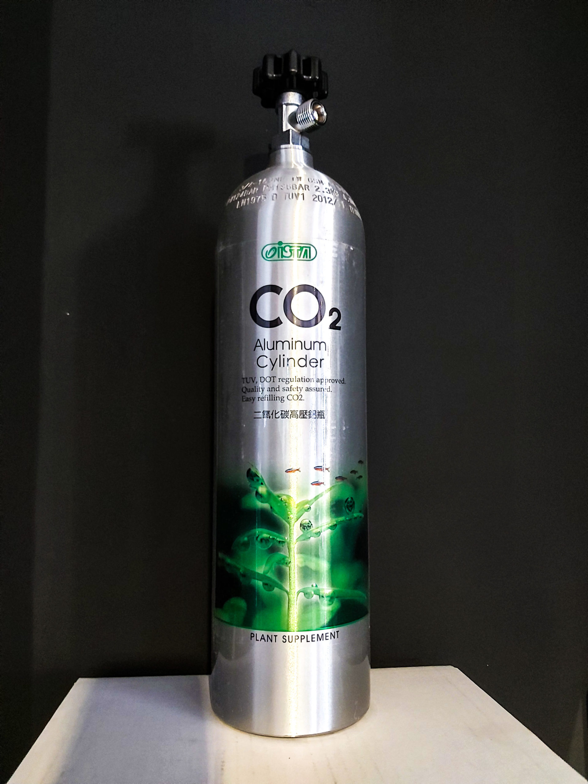 Botella de CO2 3L recargable para acuarios 2